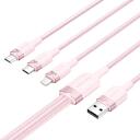 Vention USB 2.0 A 3in1 3A kaabel CTPPG, 1.5m, 3A (USB-C), 2.4A (Lightning), 2A (Micro-B), 480 Mbps