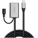 Lindy 43271 USB C удлинитель 5м, 5Гбит/с, черный, USB C мужской и женский разъемы, 85% TC, PVC оболочка