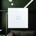 Spring Skārienslēdzis WT-101 WIFI 1gang(N&L) 1000W/G, 86mm x 86mm x 35mm, 110V &ndash; 240V AC, 5A, 1000W, -20 līdz 70 C