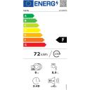 Candy Indaplovė CP 8F9FFA, 8 indų rinkiniai, 8 programos, energijos klasė F, ekranas, antracitas