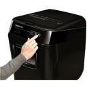 Fellowes Шредер AutoMax 200M/4656301, Микро-резка 2x14 мм, 200 листов, 32 Л, P-5, Кредитные карты, Скобы