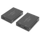 Digitus HDMI papla&scaron;inā&scaron;anas komplekts, DS-55506, 4K/60Hz, 70 m, video/audio/infrasarkanais papla&scaron;inātājs, vadu savienojums