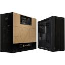 Asus Kaste PROART PA602 WOOD TG PWM BLACK, 2x200mm priek&scaron;ējie ventilatori, 1x140mm aizmugurējais ventilators, 8x2.5" disku vietas