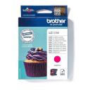 Brother Tinte kasetne LC123M, 600 lappuses, Magenta, Augstas ražības, Saderīga ar Brother printeriem