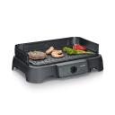 Severin Grill PG 008595, 2000W, must, 390x230mm, sile ja sooneline plaat, eemaldatavad osad, reguleeritav termostaat