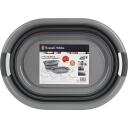 Russell Hobbs Kokkuvolditav pesukorv LA053879GRYF1EU7, 27L, 62.5cm, 45cm, 28cm, plastmass, must/hall