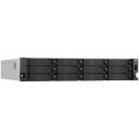 Qnap NAS 12BAY 2U TS-H1277AXU-RP-R7-32G AMD Ryzen 7 8-ядерный 5.3 ГГц, 32 ГБ DDR5, 12 отсеков, 2x 10GbE, 2x 2.5GbE, 2x USB 3.2