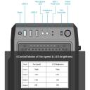 Zalman Arvutikorpus N5 OF, 3.6kg, 2xUSB 2.0, 1xUSB 3.0, 7xPCI, 2x3.5, 4x2.5, 1x5.25, 3x120mm ventilaatorit
