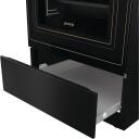 Gorenje Keraamiline pliit GECS5B70CLB, 70L, 220-240V, 4 p&otilde;letit, elektriline ahi, must, multifunktsionaalne, isepuhastuv