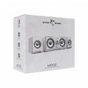 White Shark Arvutik&otilde;larid MOOD-W, 2.2 Stereo, 5V, 16W, 150-20000Hz, 85dB, 3.5mm Audio, USB 2.0, Vikerkaare efekt