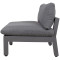 Modulinė sofa FLUFFY vidurinė dalis, pilka 13791 HOME4YOU