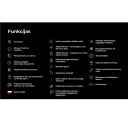 AENO Premium Eco Smart Quadro Wall Heater, 500W, 50x50 cm., Tempered glass, Infrared+convection heating type, LED display Plug type: Europe (E/F type), WHITE, Made in Poland