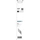 Bosch Saag 2608659004, 225mm, 2 tk, bi-metall, k&otilde;vad hambad, paindlik tera