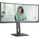Aoc LCD monitor CU34P3CV 86.36 cm 3440 x 1440 UltraWide QHD 21:9, 300 cd/m&sup2;, 178&deg;/178&deg; vaatamisnurk, 4 ms, 2 k&otilde;larit