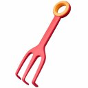 Smilšu instrumentu komplekts 4in1, FISKARS, 1062472, sarkans/zaļš/zils, 4 daļas