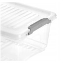 Karp kaanega Leonie Keeeper 0611158003 37.5x28.5x16cm 11.4L läbipaistev