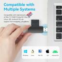 Vention m&auml;lukaardi lugeja CLGB0, USB 3.2 Gen 1, 5000 Mbit/s, 2 m&auml;lukaardi pesa, must