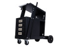 Сварочная тележка с ручкой, 4 выдвижными ящиками, колёсами и отделением для баллона 70.5&times;70.5&times;40 см G80088 GEKO