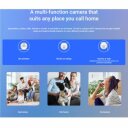 E6 CS-E6 v2 iekštelpu panorāmas 5MP 2K viedā Wi-Fi / LAN 360 kamera MicroSD / Nakts redzamība pelēka Ezviz CS-E6-V2