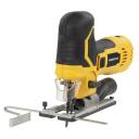 Saag 750W - 10 tarvikut, POWERPLUS, POWXBOX030, 6 mm teras, 100 mm puidus ja plastikus, reguleeritav kiirus.