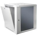 SOMI Networks 19&Prime; Tīkla Sienas Skapis 22U-60/45FPC, 45cm, 1.2mm biezums, ar stikla durvīm, nesaliktas