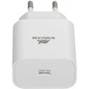 Rivacase мобильное зарядное устройство PS4101 W00, 110-240V, 1м, 1xUSB Type-C, быстрая зарядка, универсальное