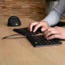 R-Go Tools клавиатура R-Go Split Break, Bluetooth 5.0, QWERTY, эргономичная, компактная, черная, 2.4 GHz, 1.02 м