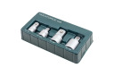 Adapterite komplekt 4 tk, ROCKFORCE, RF-4048, CrV teras, 3/8" kuni 1/2", 1/2" kuni 3/8", 1/2" kuni 3/4", 3/4" kuni 1/2"