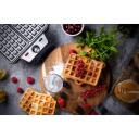 Camry | Waffle Maker | CR 3046 | 1600 W | Number of pastry 2 | Belgium | Black/Stainless Steel