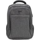 Sbox Mugursoma AMSTERDAM, 18", neilons, poliesters, 46x33x13cm, USB izeja, iek&scaron;ējais nodalījums, 3 kabatas