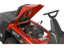 Sodo traktorius YATO YT-85550, 8,8 kW, 76 cm pjovimo plotis, elektrinis starteris, 5 padėtys, 170 l krepšys žolei, YATO