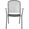 Садовый стул NETY 63x60xH90см, стальная сетка и стальной каркас, серое порошковое покрытие 41203 HOME4YOU