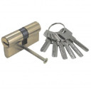 Durvju slēdzenes cilindrs 60mm (6 atslēgas) 2012 FASTER TOOLS