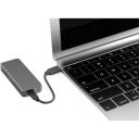 Digitus SDD cietā diska korpuss DA-71157, 20Gbps, USB-C 3.2, M.2 NVMe, alumīnijs, 1 x iek&scaron;ējais M.2 2230/2242/2260/2280