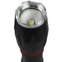 Esperanza Dione Melna Rokas lukturis LED EOT070, 15cm, 135g, 3W, 2500lm, 2 lampas, 4 gaismas režīmi, ūdensizturīgs, ar zoom
