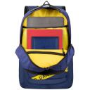 Rivacase Рюкзак Erebus 5461BLUE, 30L, 15.6", водоотталкивающий, 2 боковых кармана, тип закрытия: молния