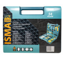 Instrumentu komplekts, ISMA, IS-2054, 54 gab., universāls, plastmasas kastē