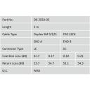 Digitus patch kabelis DK-2932-03, 3m, OS2, LC/SC, 9/125&micro;, pilns duplekss, booted, halogēnu brīvs, keramikas ferrule