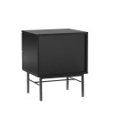 Naktsskapītis SEQUENCE ar 2 atvilktnēm 45x40xH55cm, melns 45157