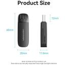Vention m&auml;lukaardi lugeja CLFB0, USB 3.2 Gen 1, 2 pesa, 5000 Mbit/s, toetab 512 GB, must