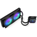 Endorfy CPU Охладитель Navis F240 ARGB EY3B004, 240мм, 2 вентилятора, 1600-2600 RPM, алюминий, RGB контроллер