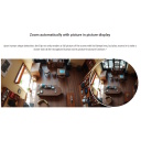 Ezviz E4P 3K⁺ CS-E4P Panorāmas Fisheye Viedā Wi-Fi Kamera MicroSD Krāsu Nakts Redze Balts