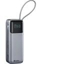 Sandberg All-in1 Powerbank 421-31, 27000 mAh, LiPo, 240 W, USB Type-A 1, USB Type-C 1, melns, pelēks