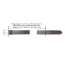 Naudas josta 'Klasika', pilna govs āda, slepena kabata, R962190, BasicNature