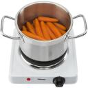 Tristar | Free standing table hob | KP-6185 | Number of burners/cooking zones 1 | Rotary | Black, White | Electric