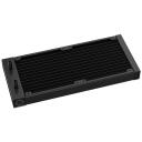 Deepcool CPU jahuti LQ240 R-LQ240-BKLSMW-G-1, 2x120mm, 600-2400 rpm, 72.04 CFM, 38.71 dBA, ARGB, lekkevastane tehnoloogia