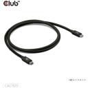 Club3D док-станция CAC-1570 USB-C к USB-C 1.2м черный, 80Gbps, 240W, 4K540Hz, 2 x USB4 Type-C&reg; Male
