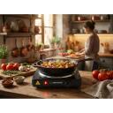 Esperanza EKH002K plīts, 220-230 V, 1500 W, 1 zona, 5 jaudas līmeņi, termostata aizsardzība