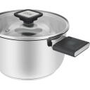 Resto Kastrul 92202 2.5L, L&auml;bim&otilde;&otilde;t: 18 cm, Materjal: Bakeliit, Roostevaba teras, Ergonomilised kokkuklapitavad k&auml;epidemed