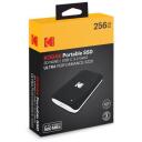 Kodak Ne&scaron;iojamas SSD X220 EKSSD256GX220K, 256 GB, USB-C 3.1 Gen 2, 500 MB/s, smūgiams atsparus, kompakti&scaron;kas dizainas
